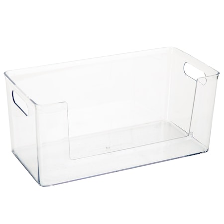 Simplify Plastic, Super Clear, 6.4 in W, 12.9 in D, 12.9 in L 24051